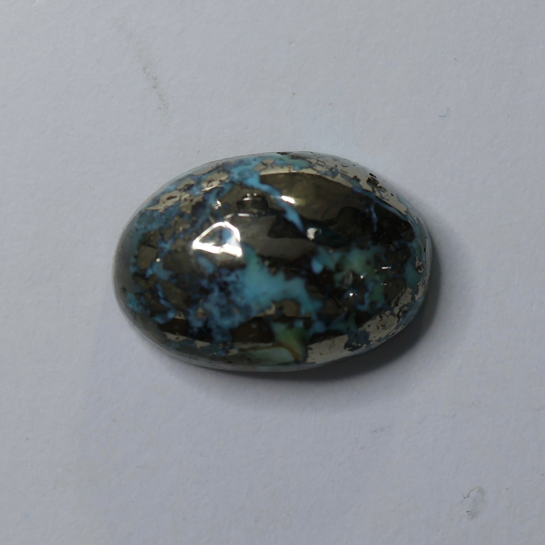 Natural Iranian Firosa Blue Turquoise Certified Loose Gemstone