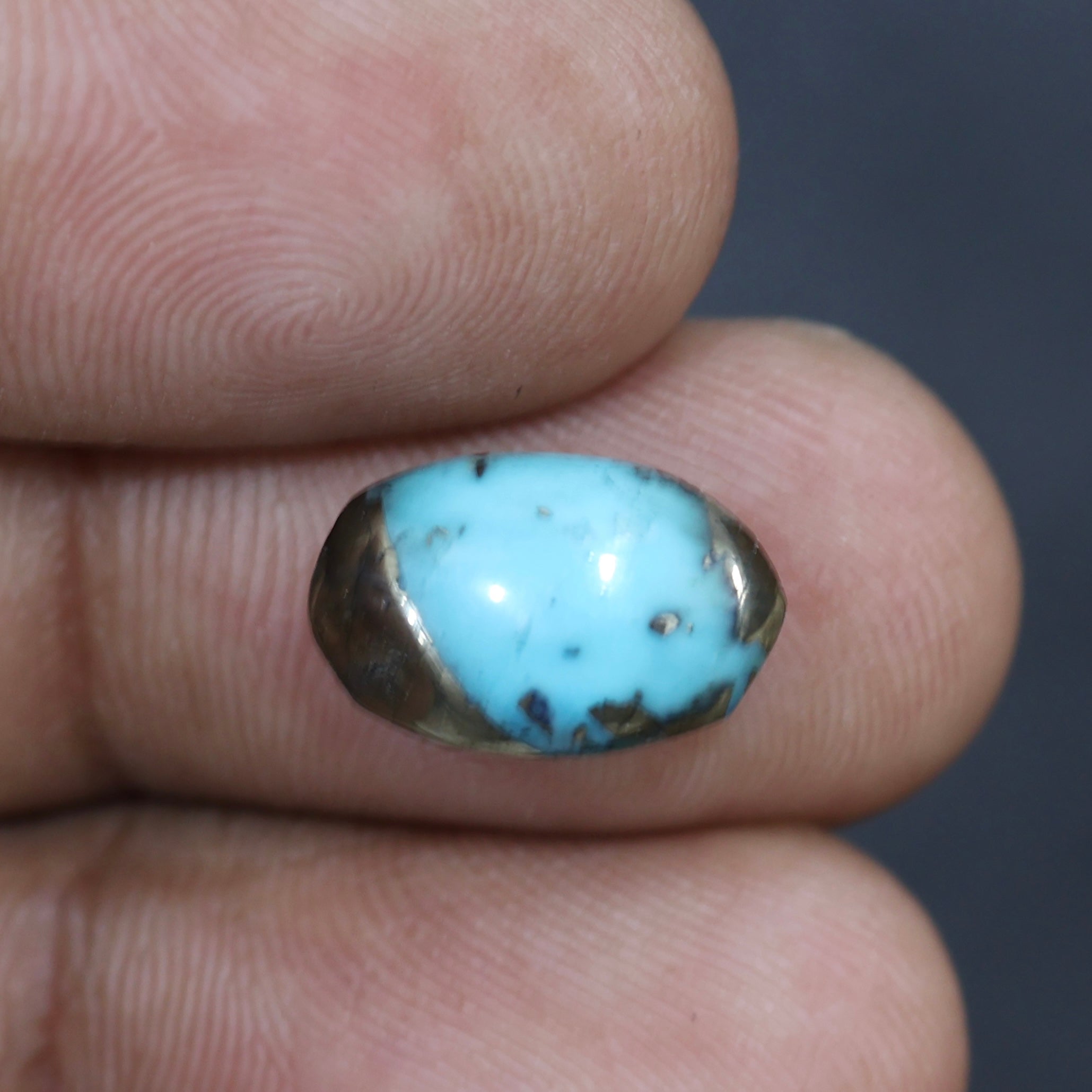 Robin Egg Blue Turquoise Firosa Natural Iranian Certified