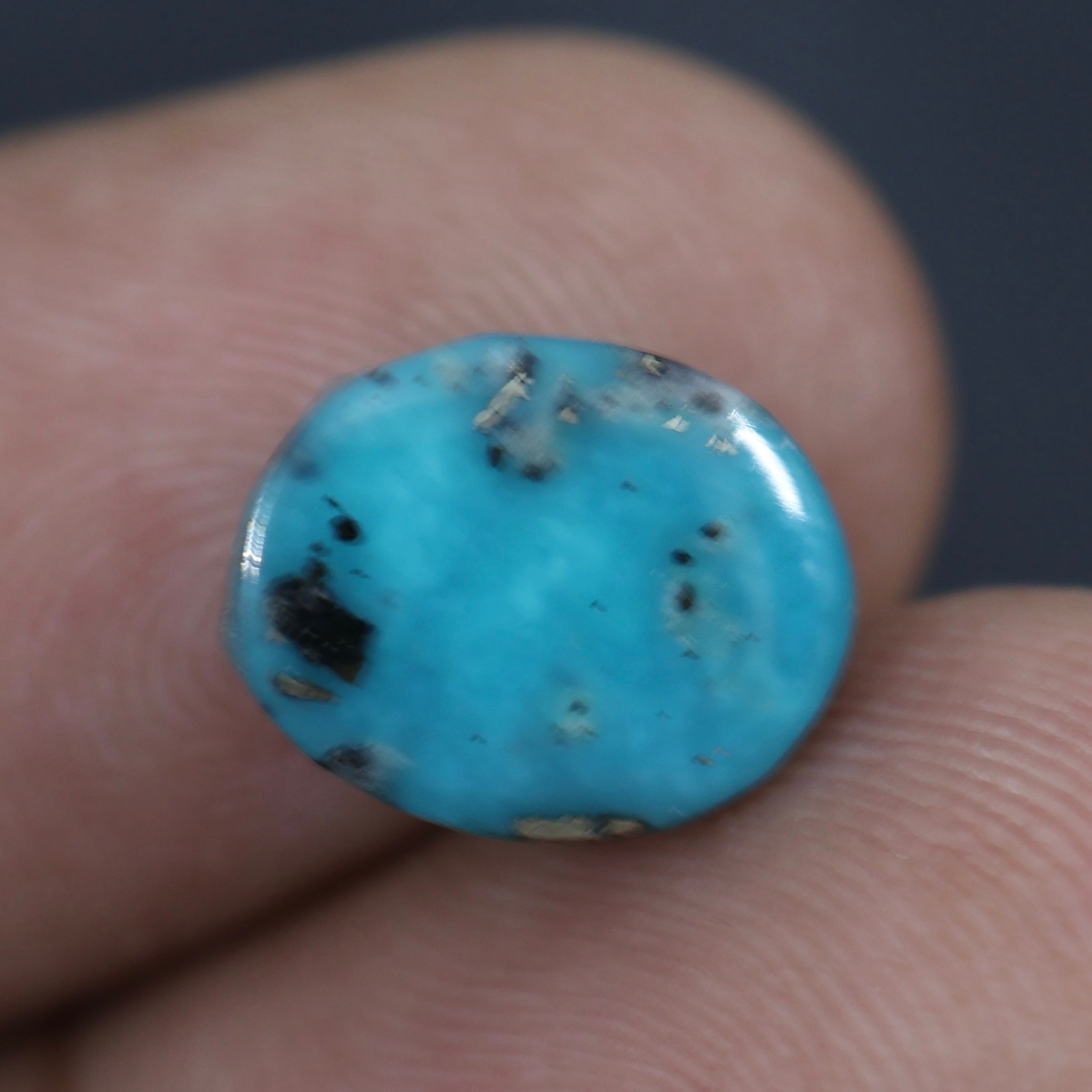 Natural Iranian Turquoise Blue Gemstone