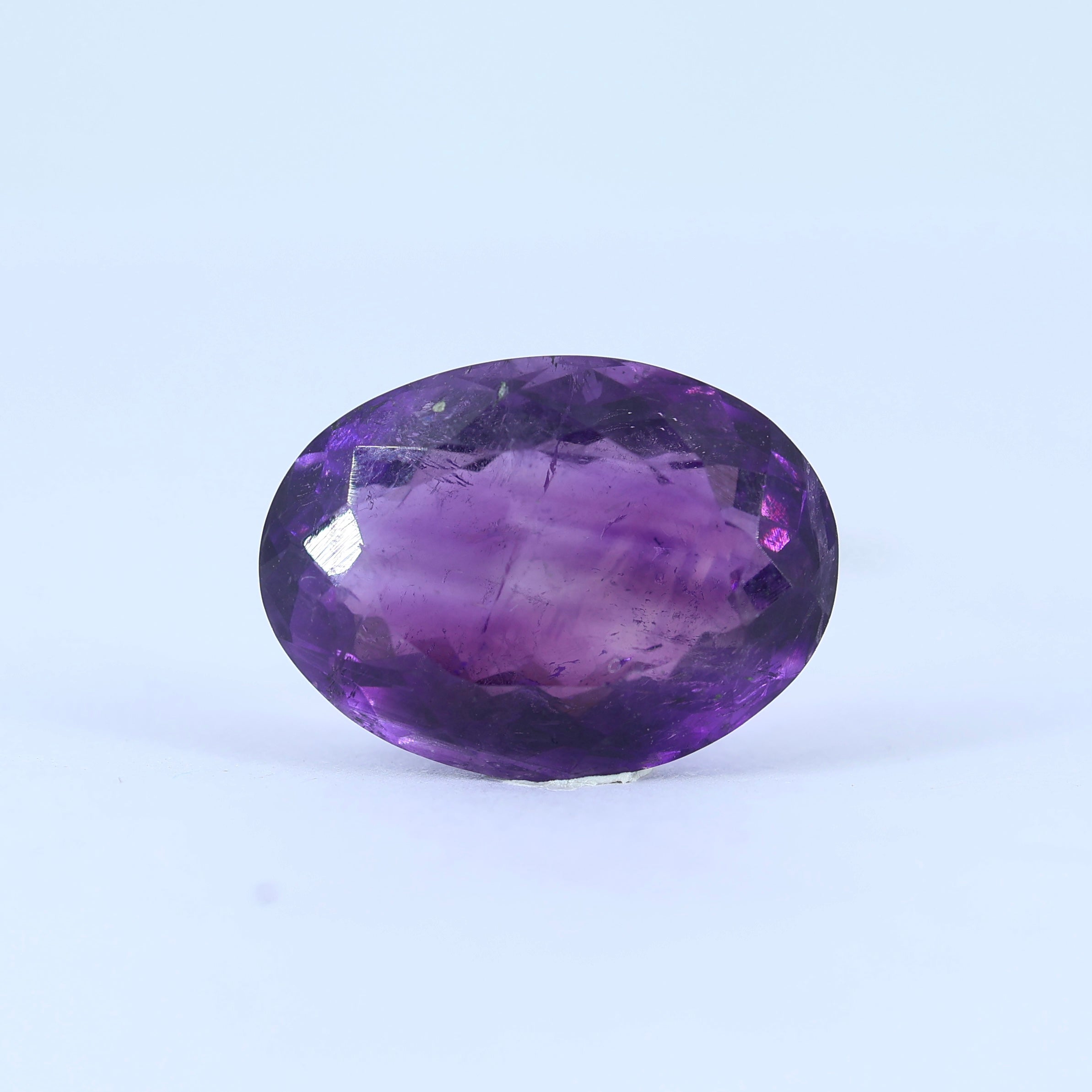 Natural Indian Amethyst Certified Loose Gemstone Gemttorae