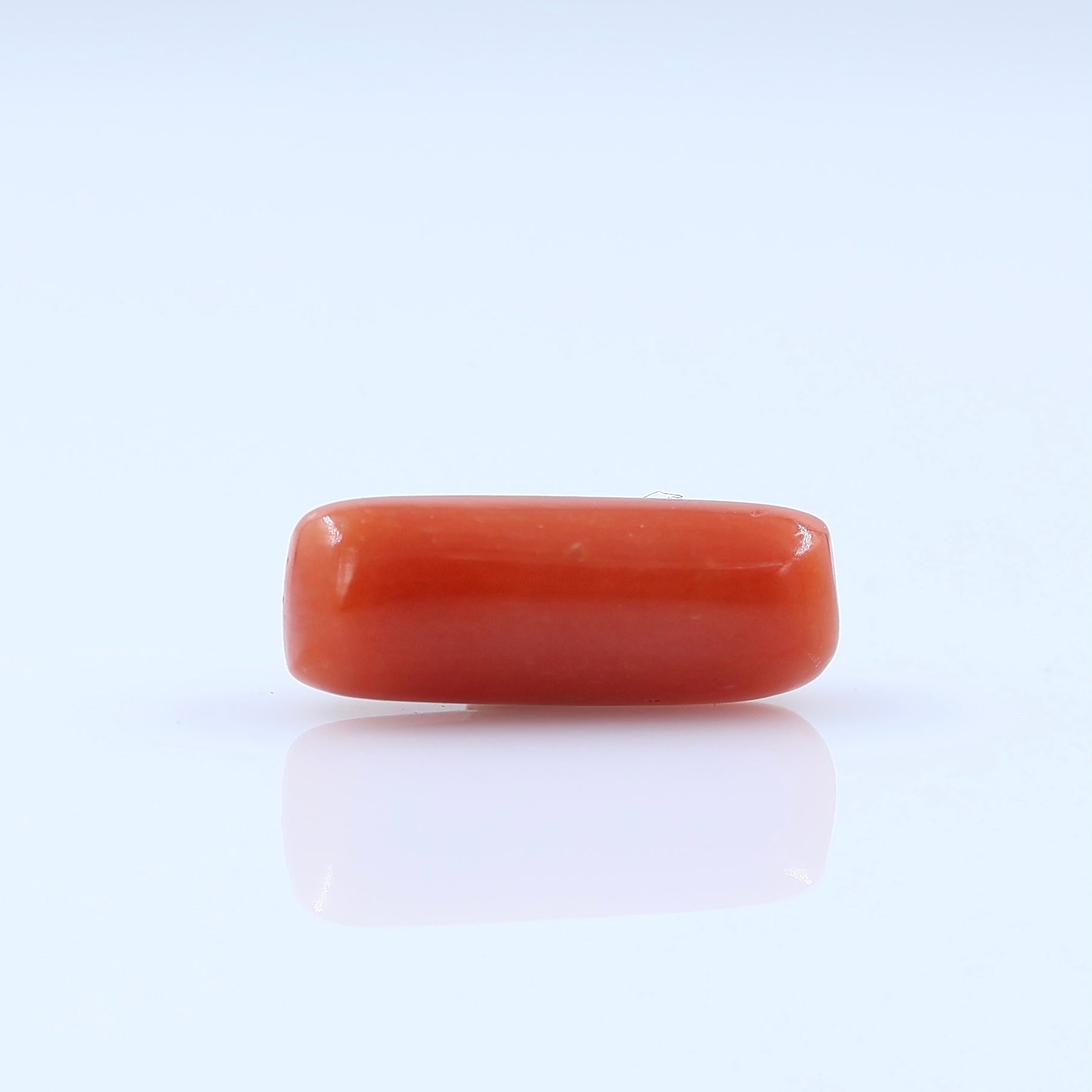 Italian Red Coral Moonga Certified Natural Gemstone