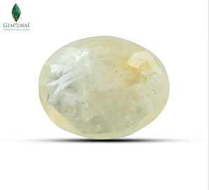 Natural Yellow Sapphire Pukhraj with certified quality
