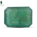 Natural emerald gemstone with vibrant green shine