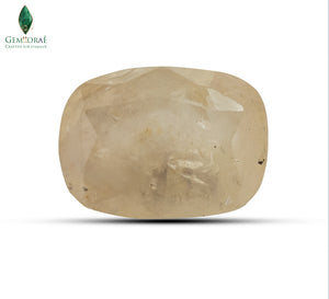 Oval Yellow Sapphire gemstone