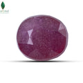 Precious Ruby stone with vivid pink appearance