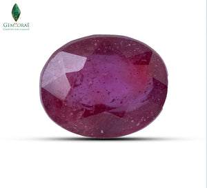 Premium Manik stone with rich pink sparkle