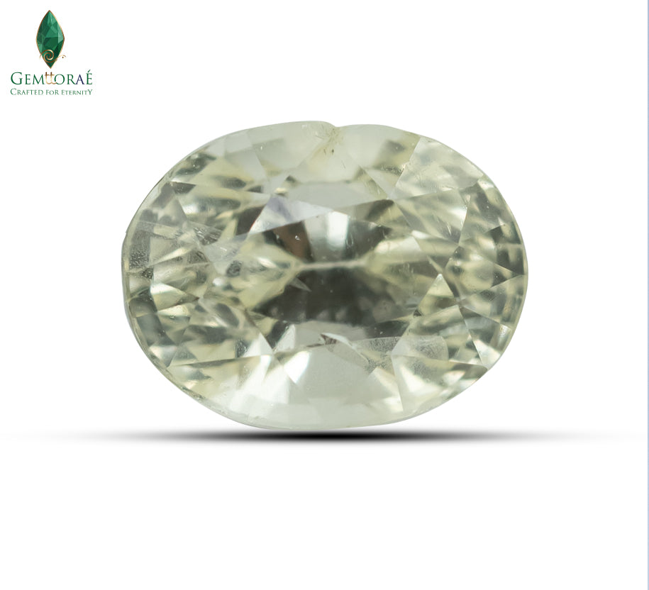 Premium natural pukhraj yellow sapphire stone