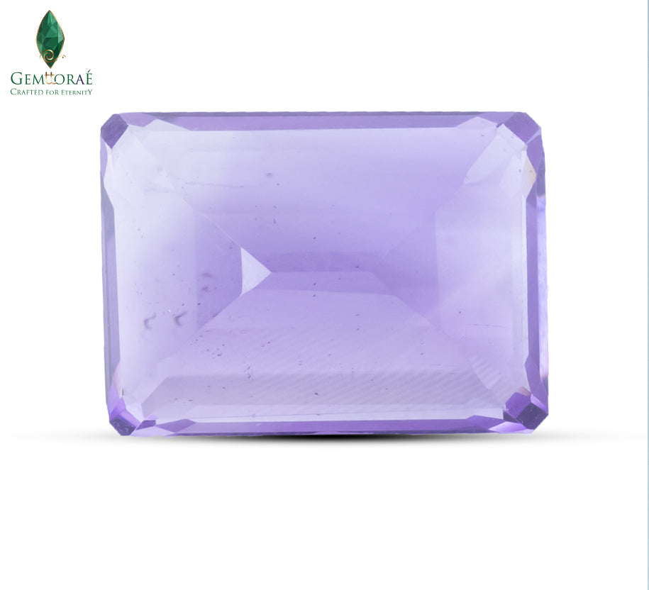 Back view of Purple Amethyst featuring natural gemstone texture