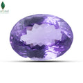 Front view of Purple Amethyst with polished crystal finish
