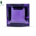 Front view of Amethyst Crystal with vivid purple brilliance