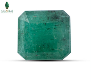 Emerald gemstone with polished finish