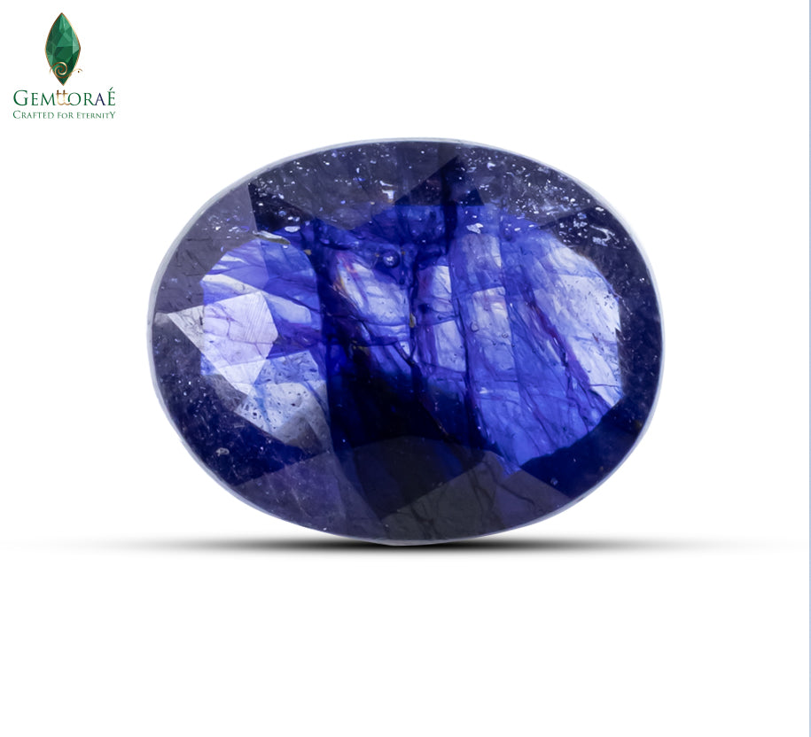 Vivid Blue Sapphire gemstone with striking natural blue color
