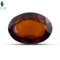 Top view of African Gomed Ratna with rich honey-orange colour