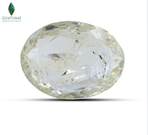 Angled display of Natural Citrine with vibrant golden brilliance