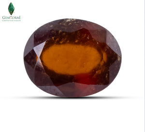 Close-up of Authentic African Garnet showing warm natural colour