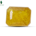 Natural Bangkok Yellow Sapphire with a bright golden finish
