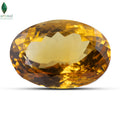 Front view of Citrine Crystals with deep natural amber colour