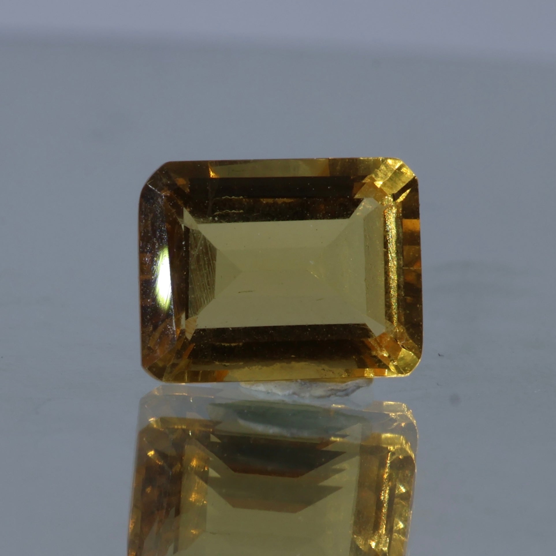 Brazilian Citrine Warm Golden Gem Natural Certified