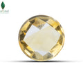Close-up of Brazilian Natural Citrine displaying vibrant golden brilliance
