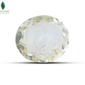 Front view of Citrine Gemstone with natural golden brilliance