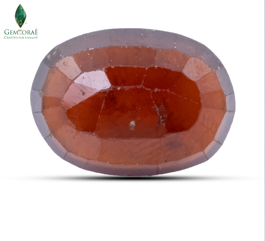 Certified Garnet Gem showing natural brilliance and clarity