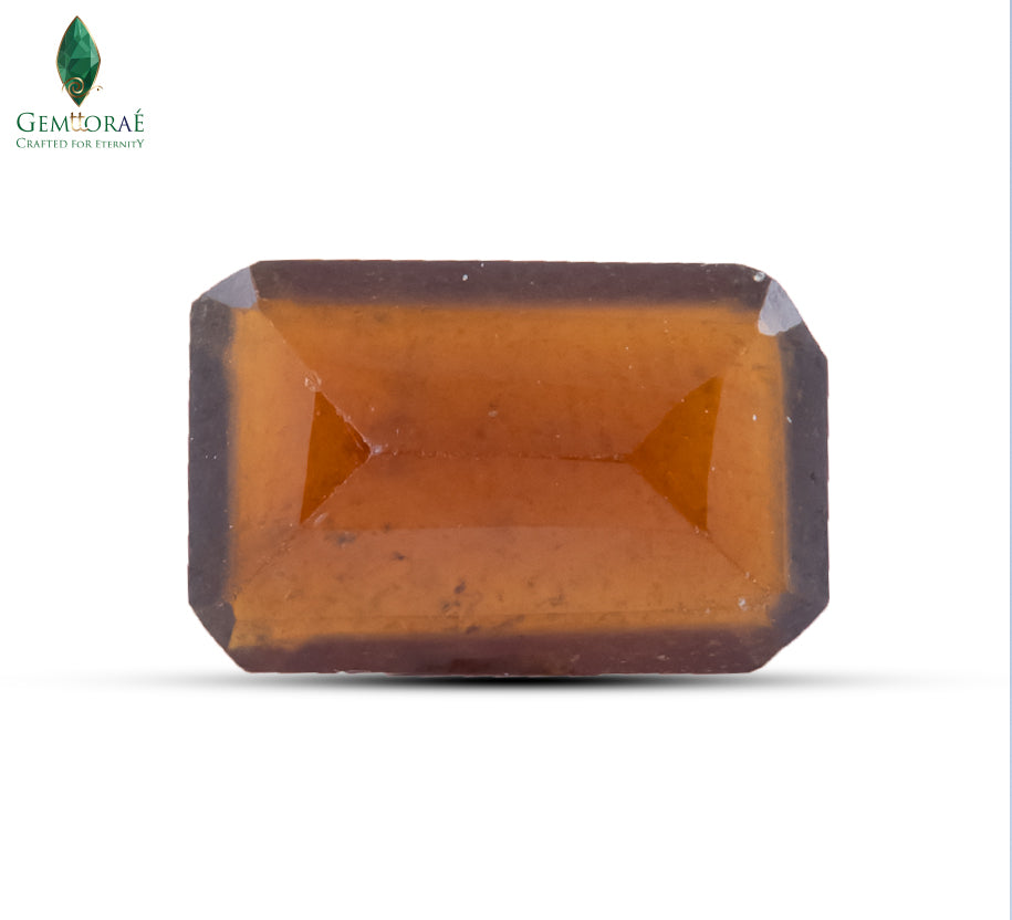 Certified Garnet Gemstone showing natural clarity