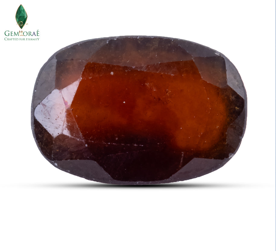 Certified Indian Garnet Gemstone with rich natural colour