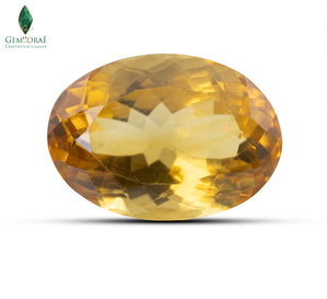 Dark Citrine African Amber Gemstone Natural Certified