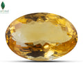 Close-up of Natural Citrine with naturally deep amber colour