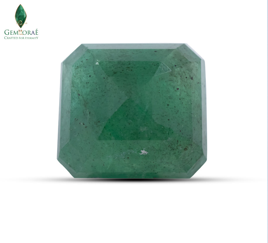 Elegant emerald stone with natural brilliance