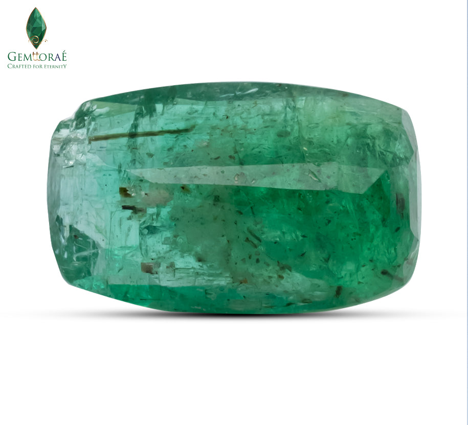 Emerald Stone Zambian Cool Bluish Green Natural