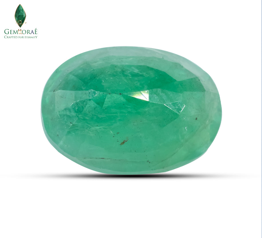 Emerald Stone Zambian Mineral Chemistry Natural Green