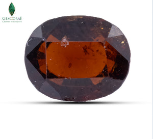 Front view of Garnet Gem with rich honey brown polished finish
