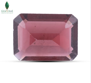 Back view of Garnet Gemstone highlighting natural brilliance