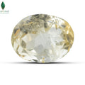 Polished Natural Citrine showing vibrant golden transparency