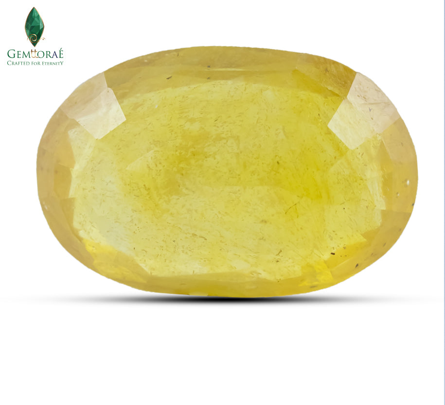 Thailand Pukhraj Stone showcasing enhanced clarity