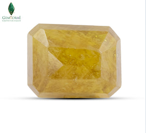 Glass filled Yellow Sapphire for elegant designs
