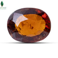 Front view of Gomed Ratna with smooth polished gemstone surface