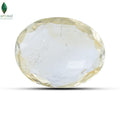Natural Indian citrine gemstone warm golden yellow