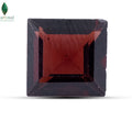 Front view of January Birthstone with vibrant red shine