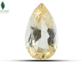 Close-up view of Madagascar Dark Citrine showing natural golden colour