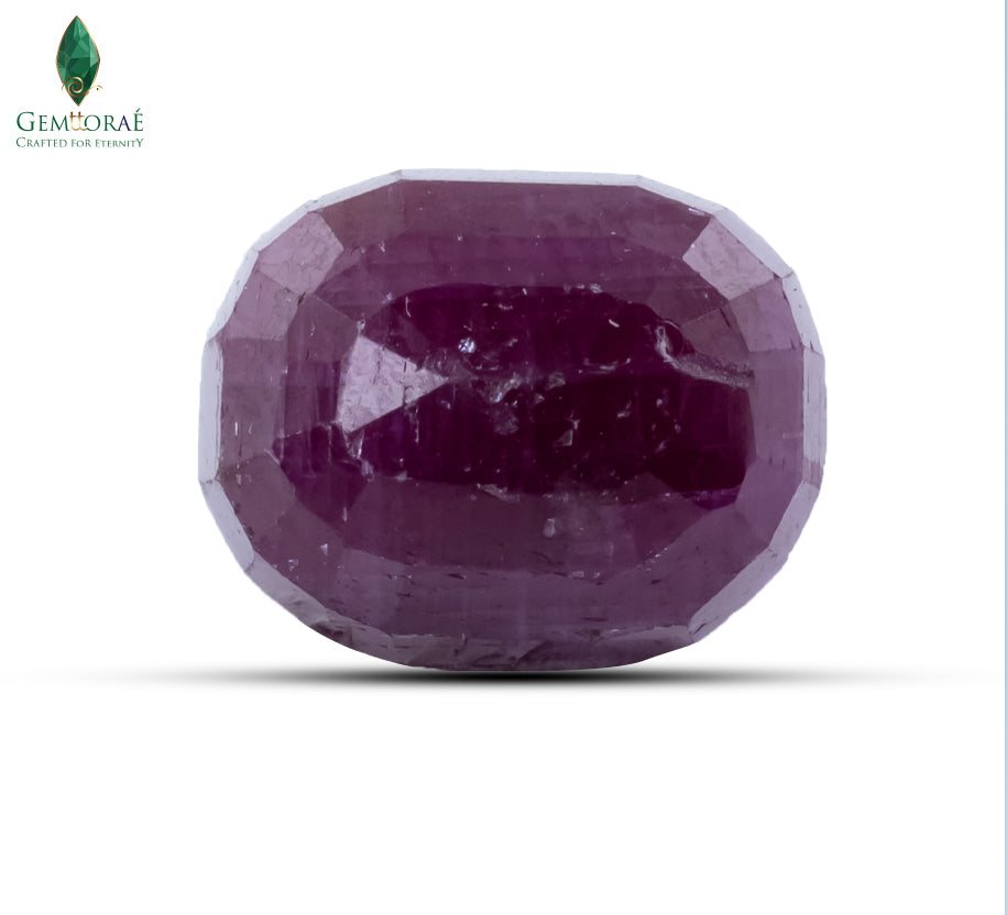 Back view of Ruby Stone highlighting authentic natural formation