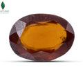 Close-up of Natural African Garnet showing rich honey-orange colour
