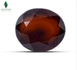 Close-up of Natural African Garnet with rich reddish-brown colour