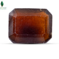 Close-up of Natural African Garnet with warm golden-brown colour