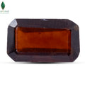 Top view of Natural African Gomed Ratna with warm honey-orange colour