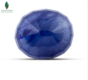 Blue Sapphire enhanced for improved visual clarity 