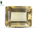 Close-up of Natural Brazilian Citrine showing vibrant golden colour