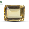 Close-up of Natural Brazilian Citrine showing bright golden colour