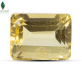 Top view of Natural Brazilian Citrine Gemstone